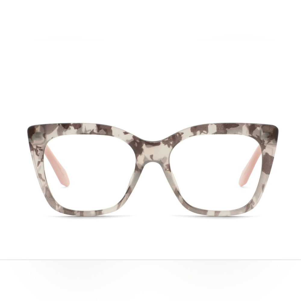 QUAY Tag Me Blue light Glasses with a grey tortoise frame. Never worn.